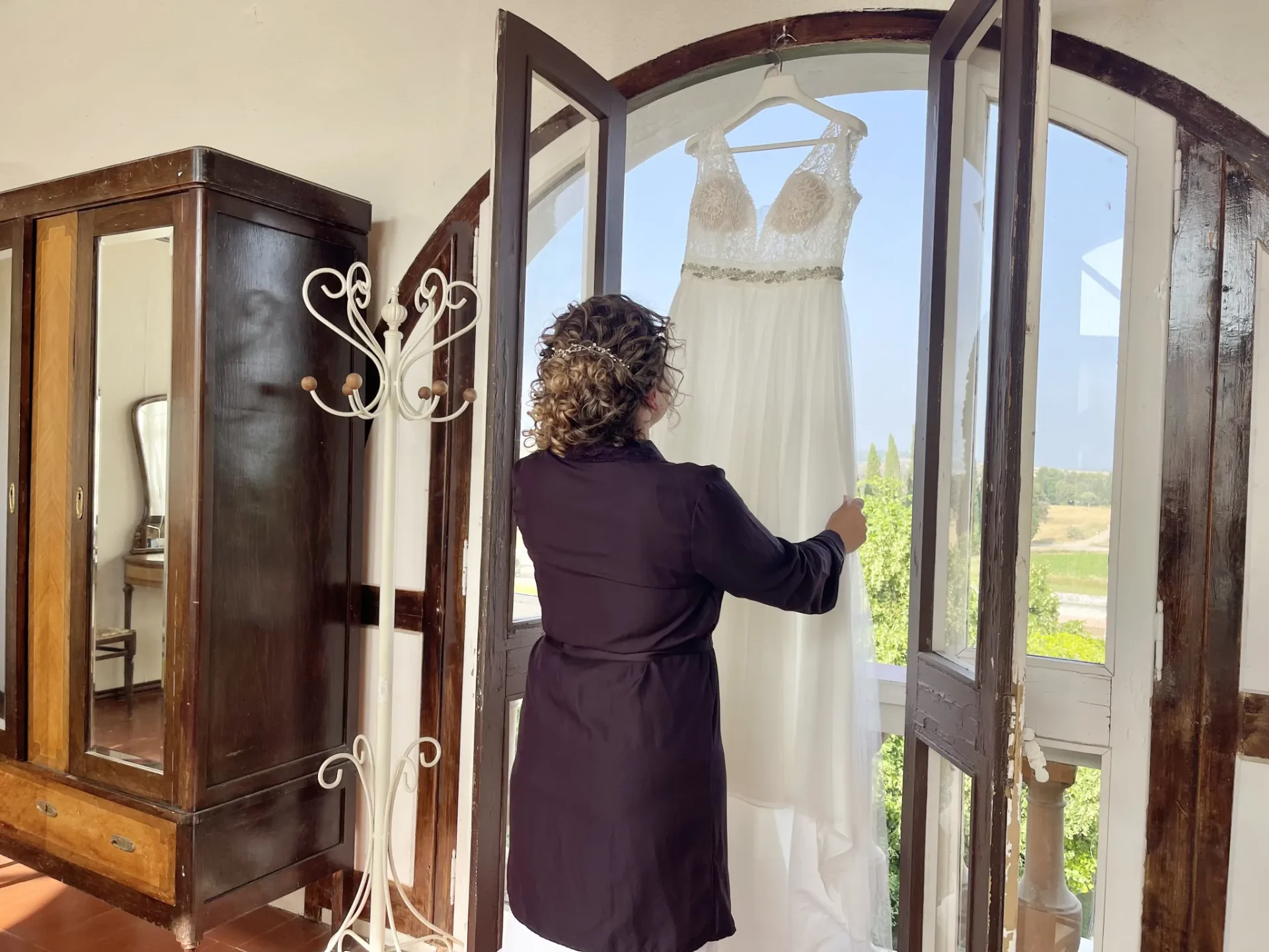 El vestido, el momento
